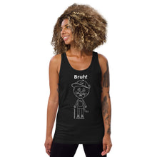 Load image into Gallery viewer, Winzo the Cat Bruh Unisex Tank Top