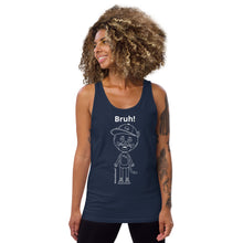 Load image into Gallery viewer, Winzo the Cat Bruh Unisex Tank Top