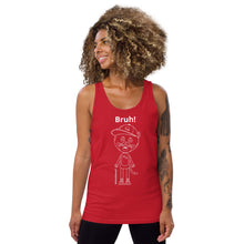 Load image into Gallery viewer, Winzo the Cat Bruh Unisex Tank Top